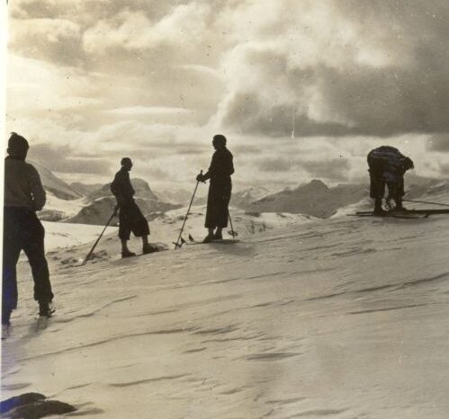 A photograph from J. Ross Larway's trip to Banff, Alberta in 1937.